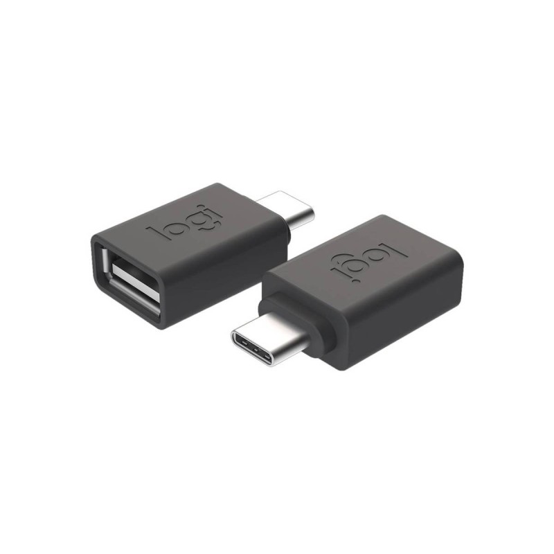 Logitech USB-C adapter Grå Logitech USB-C adapter Grå